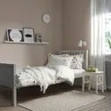 IKEA SMYGA СМЮГА, каркас ліжка, світло-сірий, 90x200 см 604.807.80 фото thumb №2