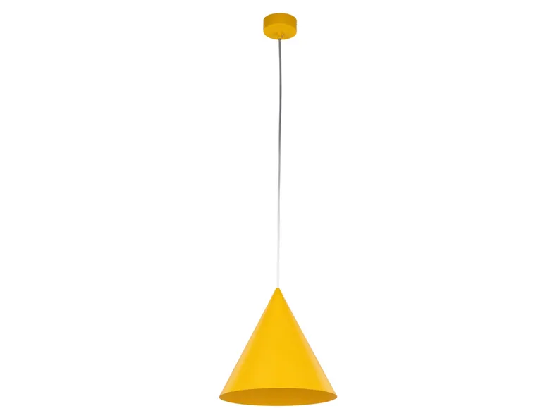 BRW підвісний світильник Cono Yellow 25 см метал жовтий 095103 фото №1