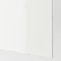 IKEA AULI АУЛИ / FÄRVIK ФЭРВИК, пара раздвижных дверей, зеркало / белое стекло, 200x236 см 594.379.43 фото thumb №3