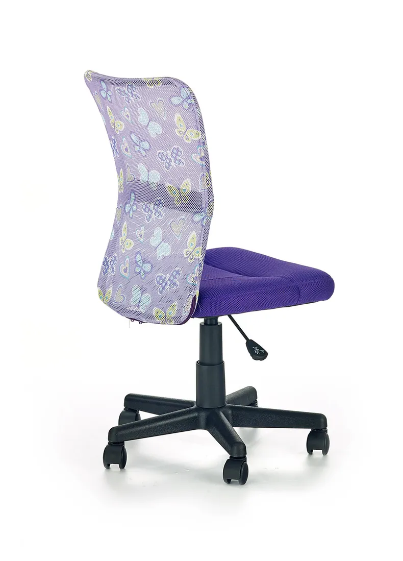 Кресло компьютерное офисное вращающееся HALMAR DINGO фиолетовое, ткань фото №2