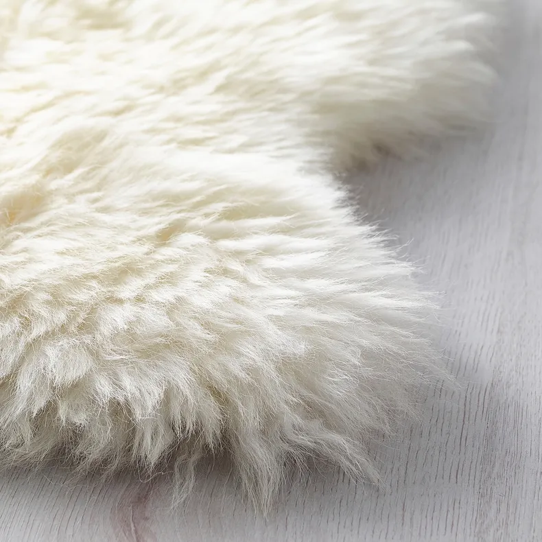 IKEA ULLERSLEV УЛЛЕРСЛЕВ, шкура овеча, кремово-білий, 85 см 305.010.53 фото №2