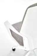 Крісло комп'ютерне офісне обертове HALMAR SPIN 2 сірий / білий фото thumb №4