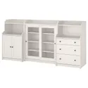 IKEA HAUGA ХАУГА, шафа, білий, 244x46x116 см 293.886.42 фото thumb №1