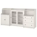 IKEA HAUGA ХАУГА, комбинация д / хранения, белый, 244x46x116 см 293.886.42 фото thumb №1