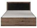 BRW Balin, ліжко з ящиком для зберігання 160, дуб монастирський/чорний дуб LOZ/160/B-DMON/DCA фото thumb №2