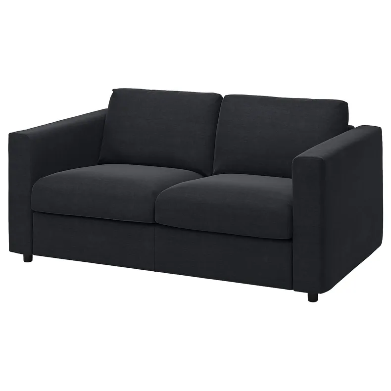 IKEA VIMLE ВИМЛЕ, 2-местный диван, Саксемара черно-синяя 693.990.16 фото №1