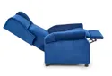 Кресло реклайнер HALMAR AGUSTIN 2 темно-синий фото thumb №5