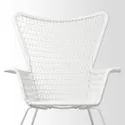 IKEA HÖGSTEN ХЕГСТЕН, крісло, вуличне, білий 502.098.65 фото thumb №9