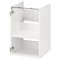 IKEA ENHET ЕНХЕТ, підлогова шафа під раковину з полиц, білий, 40x40x60 см 104.404.71 фото thumb №1