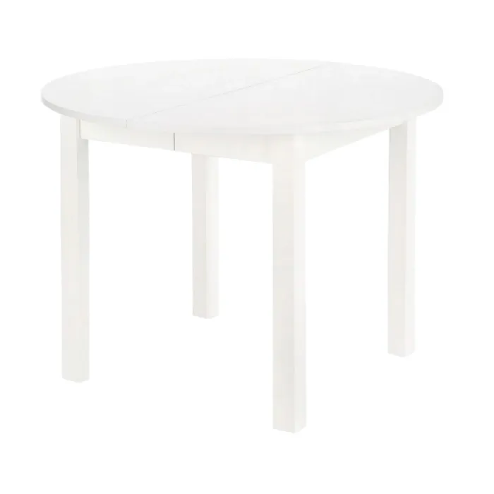 Стол кухонный раскладной MEBEL ELITE HARRY 102-142х102 см, белый фото №1