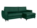 BRW Двосторонній кутовий диван Nelia розкладний з ящиками для зберігання велюровий зелений, Bluvelkaro 78 Green/Bluvel 78 Green NA-NELIA-LX_2DL.URCBK-G3_BA4452 фото thumb №2