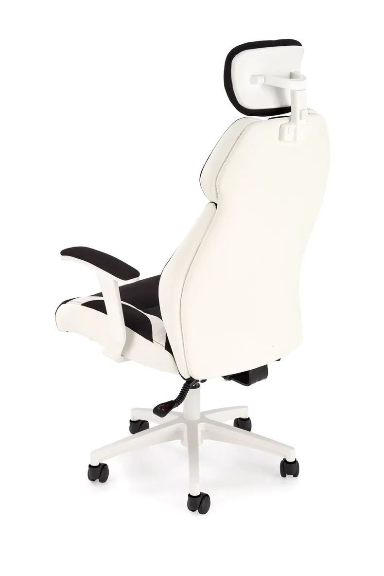 Крісло офісне, комп'ютерне HALMAR CHRONO, чорний/білий фото №2