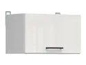 BRW Верхня кухонна шафа Junona Line 60 см крейдяний глянець, білий/крейдяний білий глянець GO/60/30-BI/KRP фото thumb №2