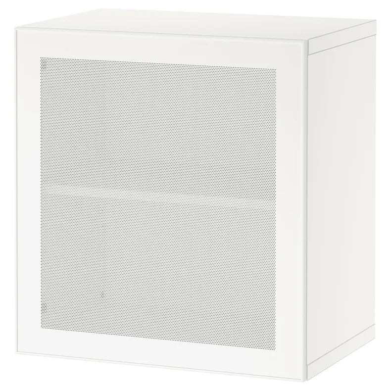 IKEA BESTÅ БЕСТО, комбинация настенных шкафов, белый / Мертвикен белый, 60x42x64 см 394.398.44 фото №1