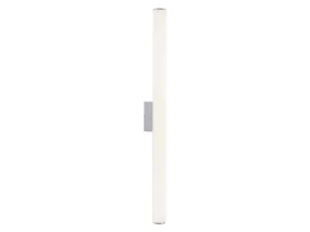 BRW Настінний світлодіодний світильник для ванної кімнати Ice Tube S сріблясто-сталевий 083952 фото