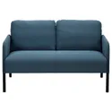 IKEA GLOSTAD ГЛОСТАД, 2-местный диван, Книса средне-синяя 104.658.24 фото thumb №2
