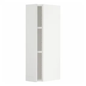 IKEA METOD МЕТОД, навесной шкаф с полками, белый / Стенсунд белый, 20x80 см 394.595.06 фото