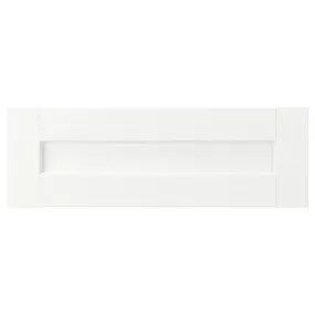 IKEA ENKÖPING ЭНЧЁПИНГ, фронтальная панель ящика, белая имитация дерева, 60x20 см 705.057.80 фото