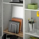 IKEA NORBERG НОРБЕРГ / FRANKLIN ФРАНКЛІН, стіл+2 стільці, білий / чорний 494.808.47 фото thumb №3