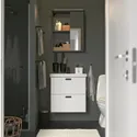 IKEA ENHET ЕНХЕТ, ванна, антрацит/білий, 64x43x65 см 895.470.30 фото thumb №2