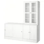 IKEA HAVSTA ХАВСТА, комбинация для хран с раздв дверц, белый, 202x47x212 см 395.348.36 фото