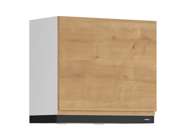 BRW Кухонный верхний шкаф Sole 60 см с вытяжкой дуб арлингтон, альпийский белый/арлингтонский дуб FH_GOO_60/50_O_FL_BRW-BAL/DAANO/CA фото №2