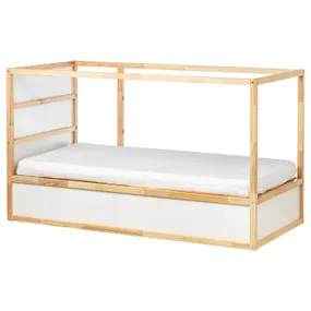 IKEA KURA КЮРА, двусторонняя кровать, белый/сосна, 90x200 см 802.538.09 фото