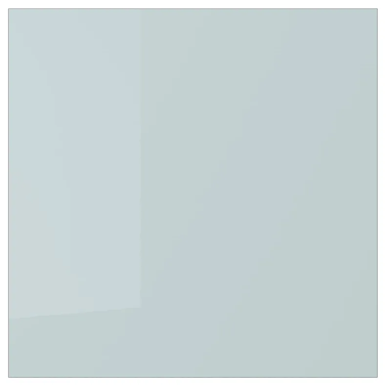 IKEA KALLARP КАЛЛАРП, фронтальная панель ящика, глянцевый светлый серо-голубой, 40x40 см 705.201.58 фото №1