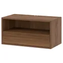 IKEA EKET, Медіа-полиця, коричневий/горіховий, 70x35x35 см 005.764.79 фото thumb №1