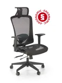 Кресло компьютерное офисное вращающееся HALMAR GOLIAT, черный фото thumb №1