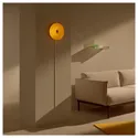 IKEA VARMBLIXT ВАРМБЛІКСТ, світлодіодна лампа настільн/настін, оранжеве скло/кругле, 30 см 804.991.99 фото thumb №3