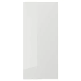 IKEA RINGHULT РІНГХУЛЬТ, облицювальна панель, глянцевий світло-сірий, 39x86 см 703.271.27 фото