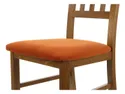 BRW Кресло с велюровой обивкой Aren оранжевое TXK_AREN-TX100-1-TRINITY_25_RUST фото thumb №5