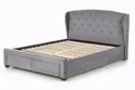 Двоспальне ліжко зі шухлядами HALMAR SABRINA 160x200 см сіре фото thumb №14