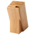 IKEA HYVLA ХЮВЛА, підставка для ножів, бамбук 302.938.98 фото thumb №1