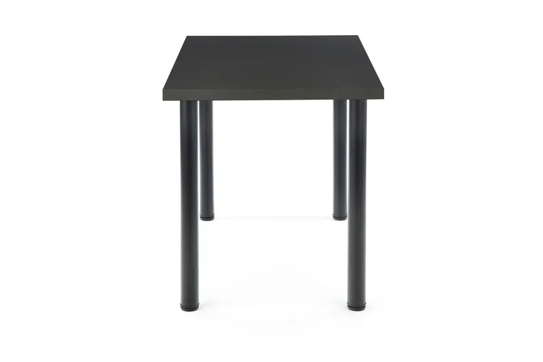 Кухонний стіл HALMAR MODEX 2 120x68 см колір стільниці - антрацит, ніжки - чорні фото №2