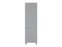 BRW Высокий кухонный шкаф Iris 60 см левый ferro, гренола серый/ферро FB_D_60/207_L/L-SZG/FER фото