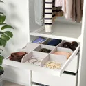 IKEA KOMPLEMENT КОМПЛИМЕНТ, выдвижная полка с разделителем, белый / светло-серый, 50x58 см 493.320.03 фото thumb №2