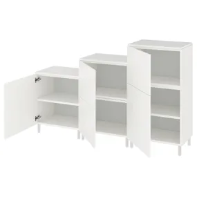 IKEA PLATSA ПЛАТСА, шафа, білий/ФОННЕС білий, 180x42x113 см 392.485.85 фото