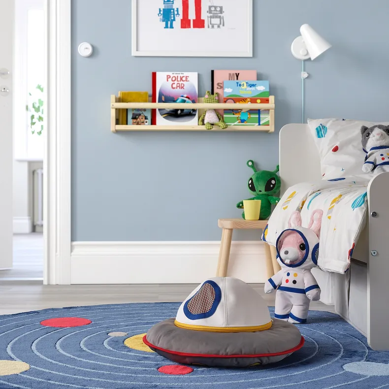IKEA AFTONSPARV АФТОНСПАРВ, іграшка м’яка, космічний корабель/різнобарвний 905.516.34 фото №4