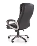 Крісло комп'ютерне офісне обертове HALMAR PRESTON чорний, екошкіра фото thumb №3