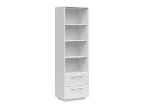 BRW FL Smart, книжный шкаф, белый глянец REG2S/KPL_BLENDY-BAL/BIP фото