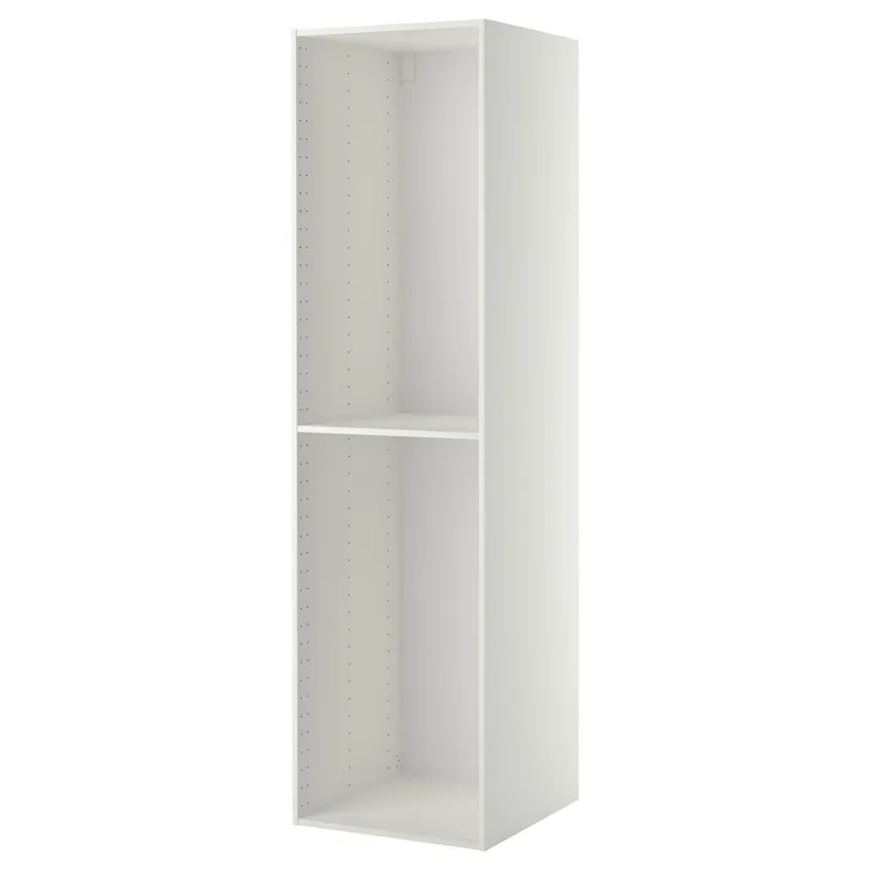 IKEA METOD МЕТОД, каркас высокого шкафа, белый, 60x60x220 см 902.125.64 фото №1