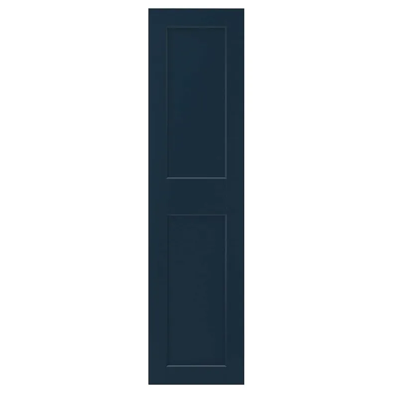 IKEA GRIMO ГРІМО, дверцята, темно-синій, 50x195 см 504.806.48 фото №1