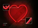 BRW Світлодіодний настінний неоновий світильник у вигляді серця червоний 093780 фото thumb №4