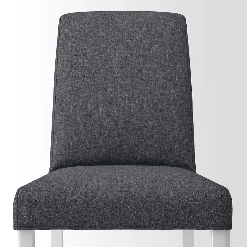 IKEA BERGMUND БЕРГМУНД, стілець, білий/ГУННАРЕД класичний сірий 094.815.99 фото №3