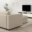 IKEA VIMLE ВИМЛЕ, козетка, Бежевый с холмом 894.343.11 фото thumb №2