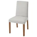 IKEA BERGMUND БЕРГМУНД, стул, имит. дуб / орста светло-серый 993.877.38 фото thumb №1