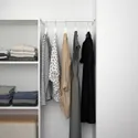 IKEA PLATSA ПЛАТСА, гардероб із 1 дверцятами, білий / ФОННЕС білий, 90-107x42x181 см 394.253.66 фото thumb №3