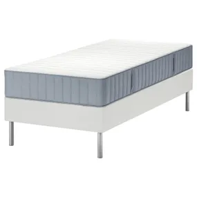 IKEA LYNGÖR ЛИНГЁР, тахта, Valevåg жесткий / светло-голубой белый, 90x200 см 495.497.95 фото